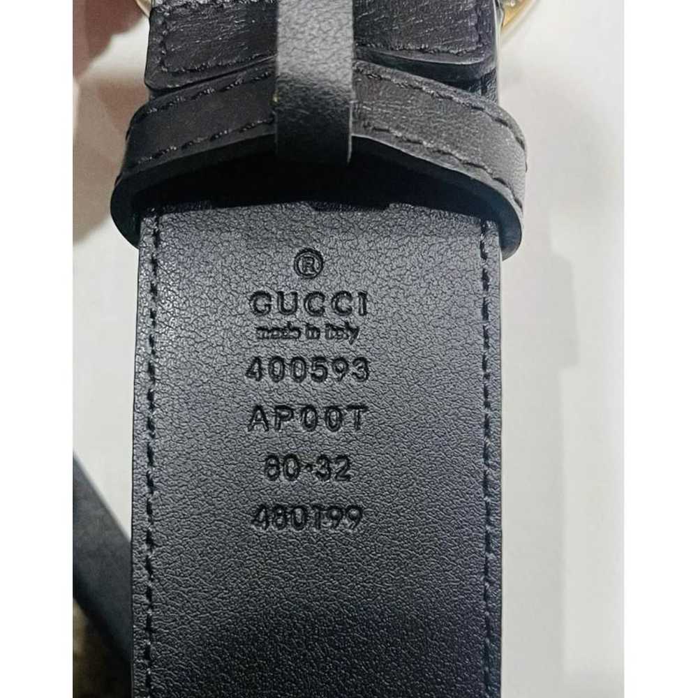 Gucci GG Buckle leather belt - image 5