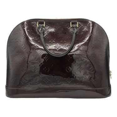 Louis Vuitton Alma patent leather handbag