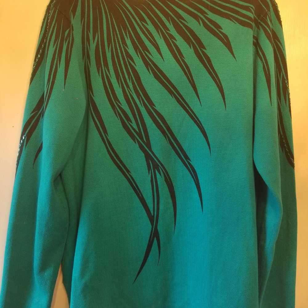 Bob Mackie Wearable Art Beaded Sweater - image 5