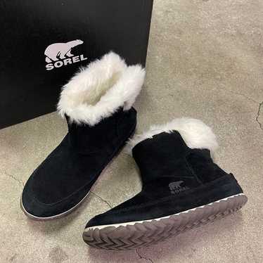 SOREL OUT N ABOUT BOOTIE BLACK 24.5cm