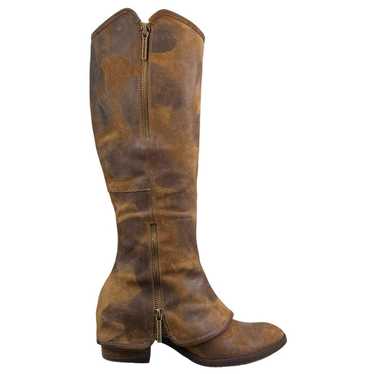 Donald J Pliner Women’s Devi Brown Saddle Suede R… - image 1