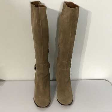 Sam Edelman Lucy Tan Suede Tall Boots