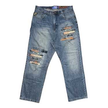 USA 古着 akademiks BAGGY ワイド B系 Y2K デニムパンツ Akademiks アカデミクス アカデッミクス デニム バギーパンツ