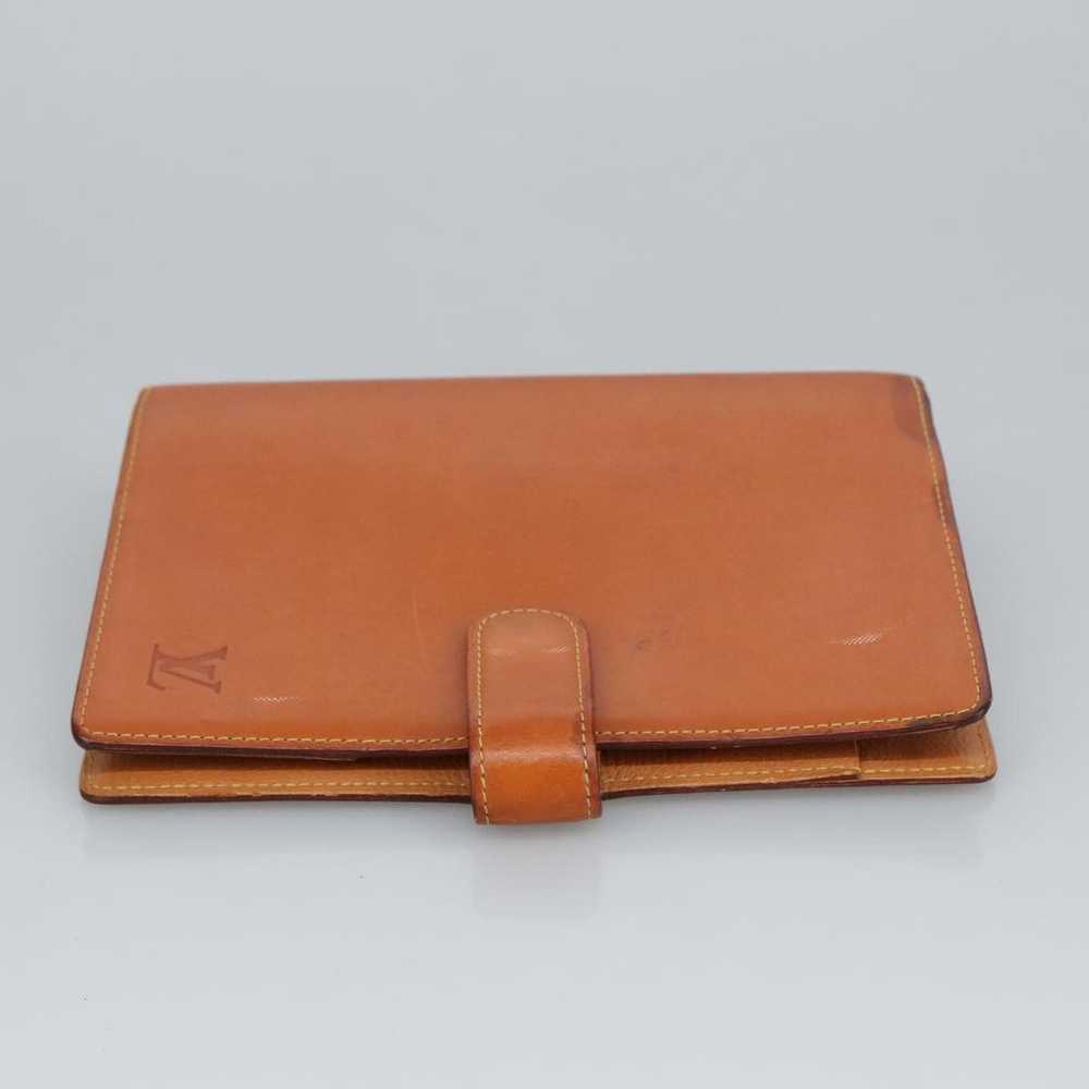 Louis Vuitton Agenda Mm Brown Leather Wallet (Pre… - image 3