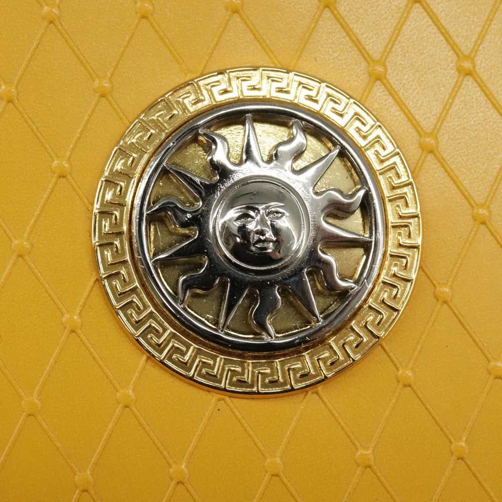 Versace Yellow Leather Clutch Bag (Pre-Owned) - image 11