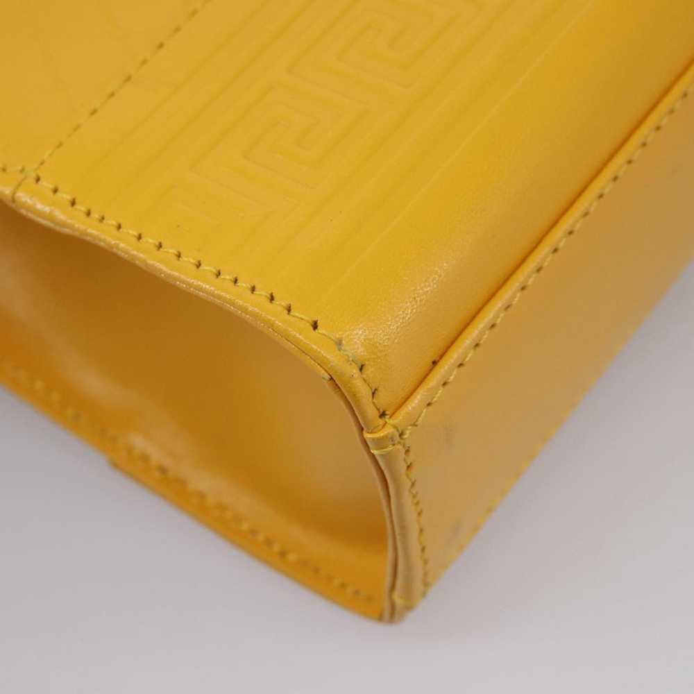 Versace Yellow Leather Clutch Bag (Pre-Owned) - image 7