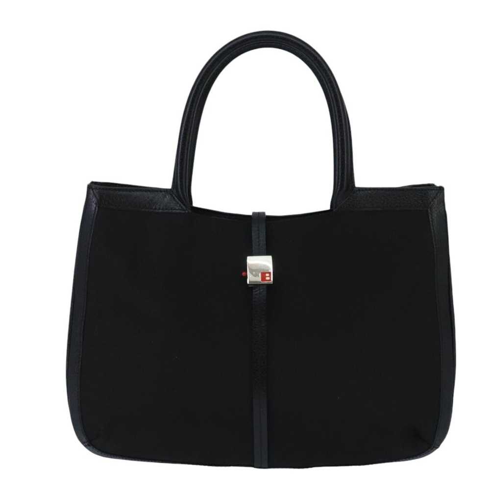 Bally Black Canvas Handbag (Pre-Owned) - image 1