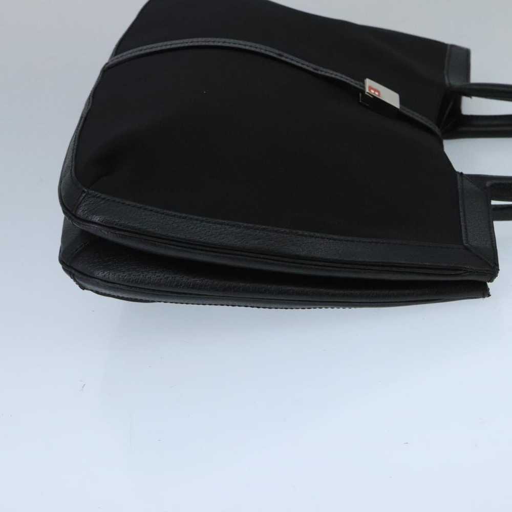 Bally Black Canvas Handbag (Pre-Owned) - image 3