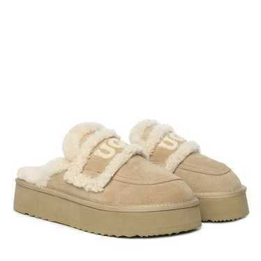 【UGG Originals】☆Sheepskin UGG Thick Sole Slip-On