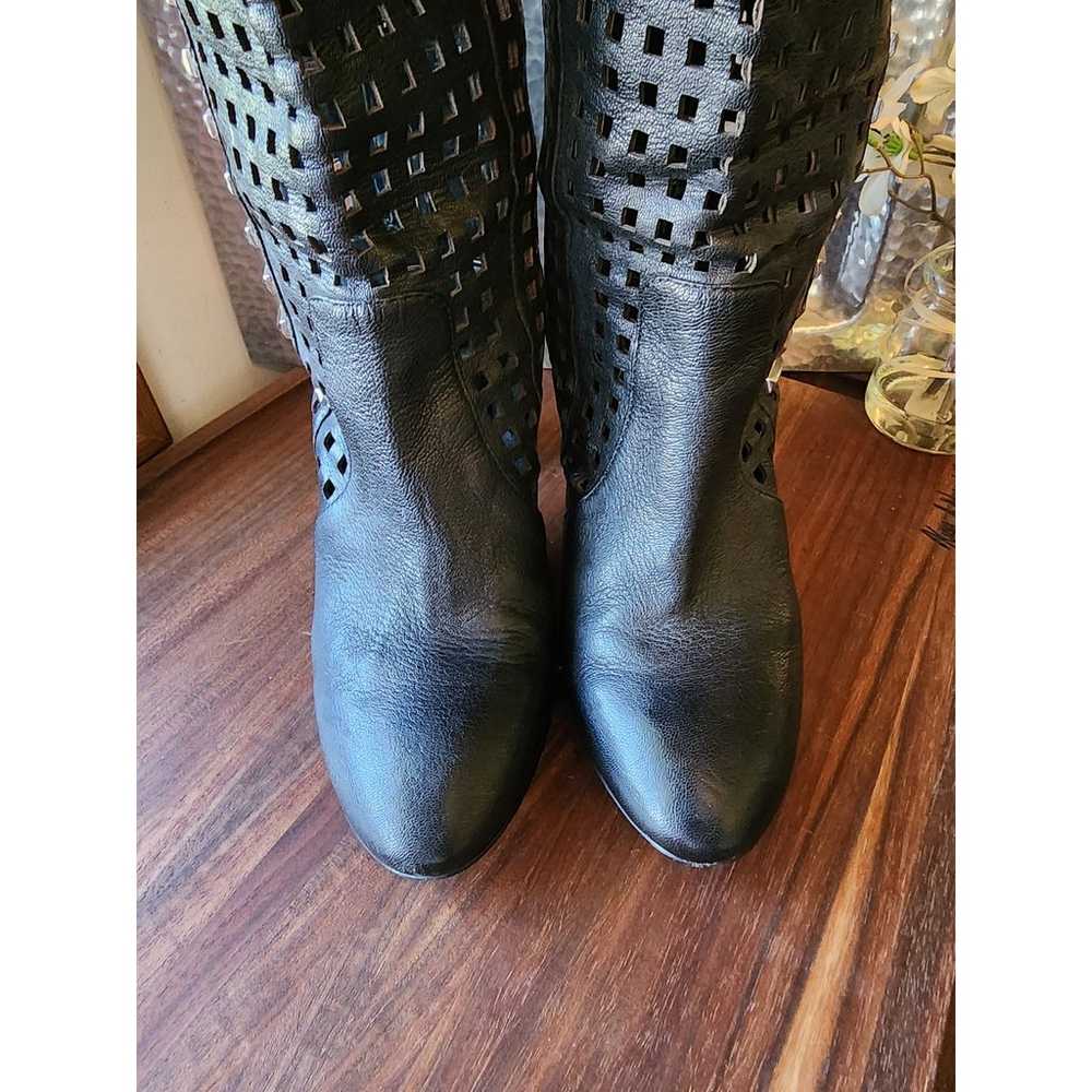 Miss Sixty Six
Black Perforated Boots - image 2