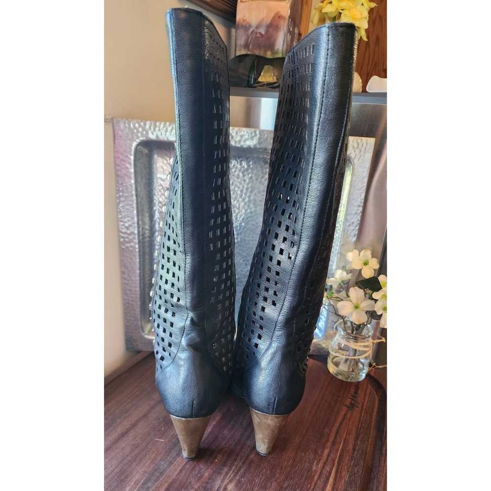 Miss Sixty Six
Black Perforated Boots - image 3