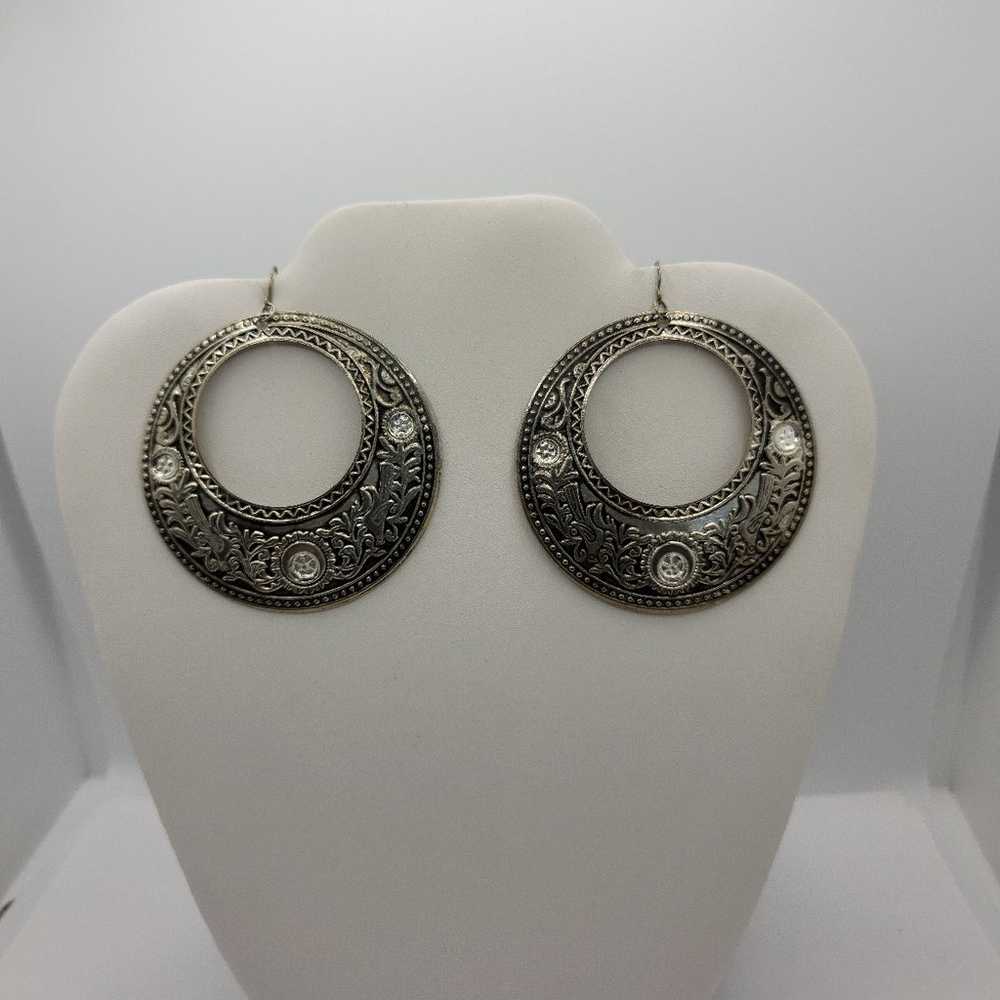 Boho Vintage Decorative Drop Earrings - image 1