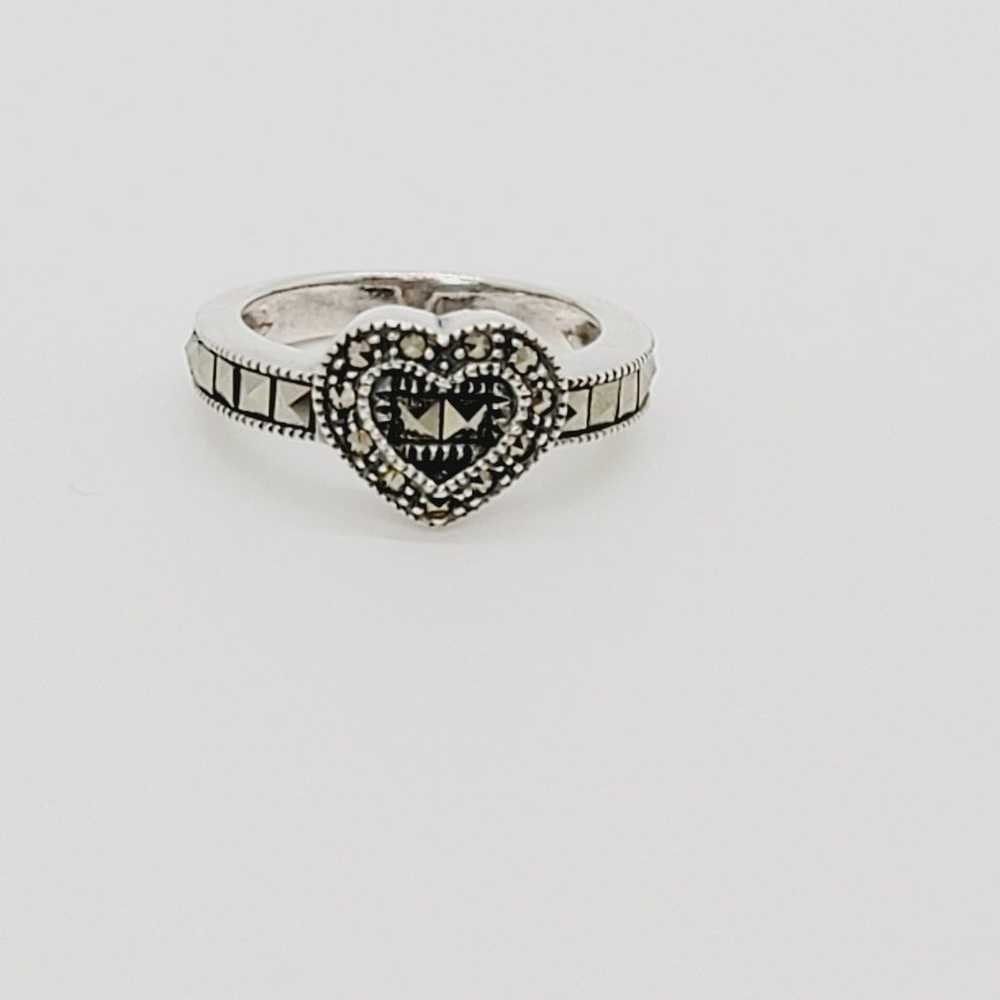 Sterling Silver ring 4.75 - image 1