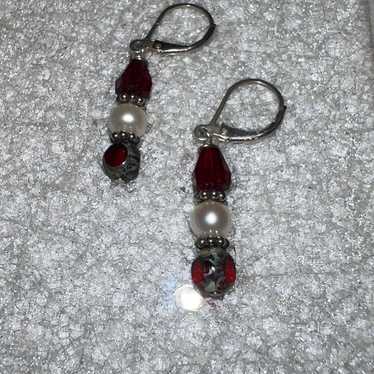 Vintage Sterling Silver Drop Earrings