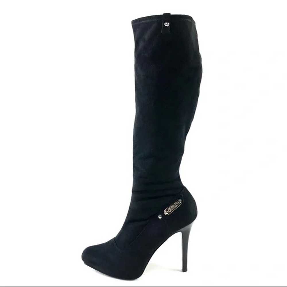 Guess Gorrell Knee High Black Suede High Heel Boo… - image 3