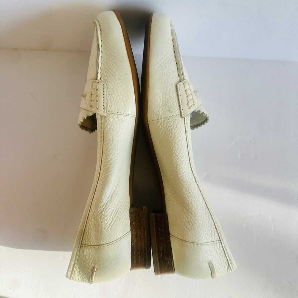 Franco Sarto Penny Loafer Leather White Preppy Ac… - image 7