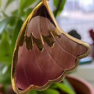 Fluorite Butterfly Wing Earrings*Vintage*