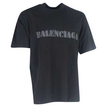 BALENCIAGA グラフィックTシャツ ダークグレー Men's Nano Bb T-shirt Medium Fit in Black Faded | Balenciaga US