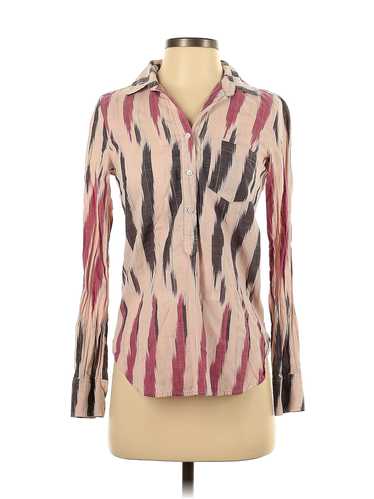 J.Crew Women Red Long Sleeve Blouse 00