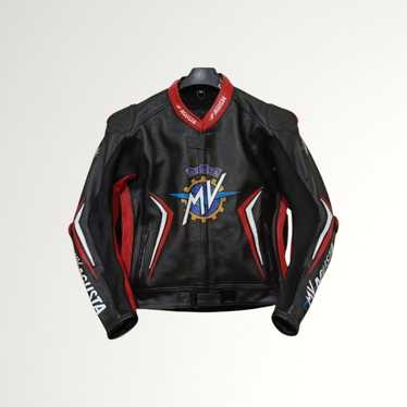 Augusta Sports Wear × Leather Jacket × Racing Aug… - image 1