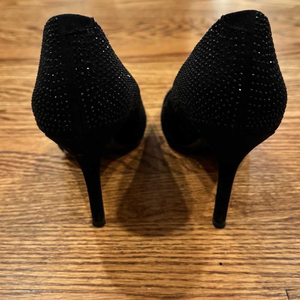 ALDO Black Sequin Heels 7.5 - image 4