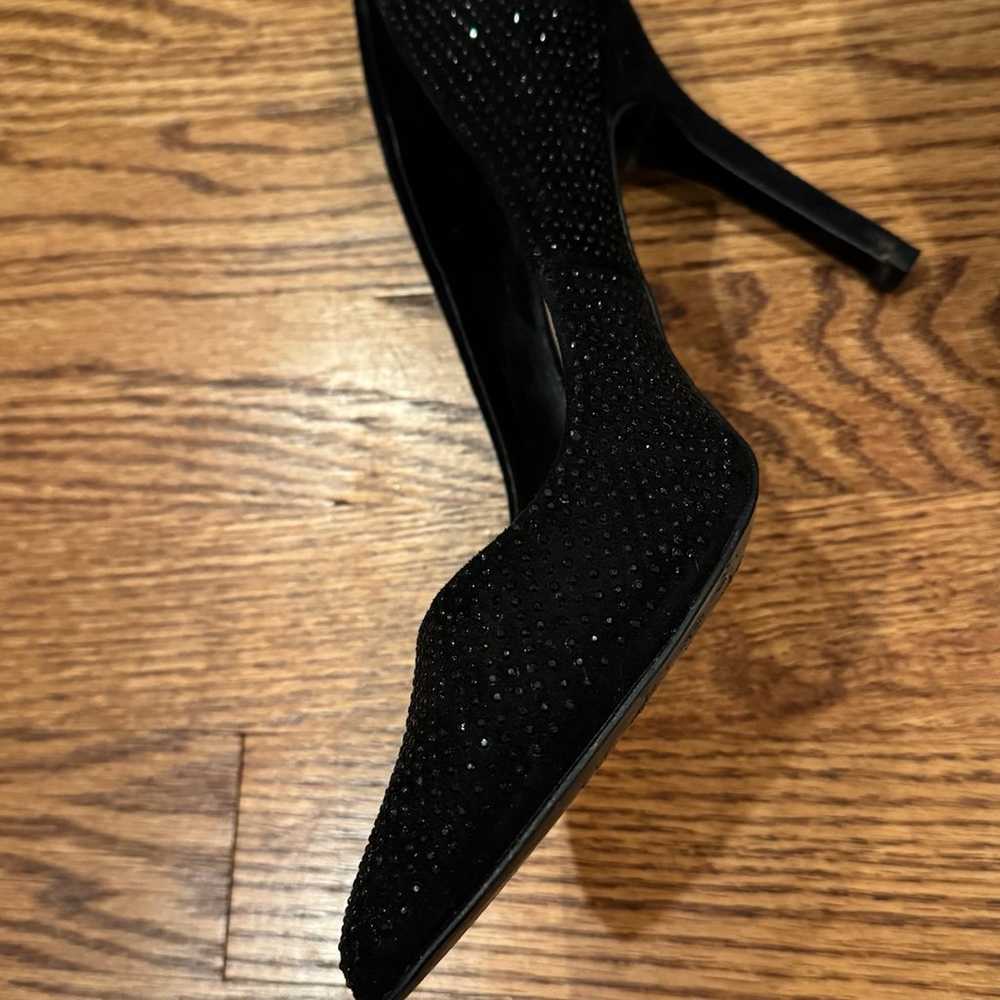 ALDO Black Sequin Heels 7.5 - image 5