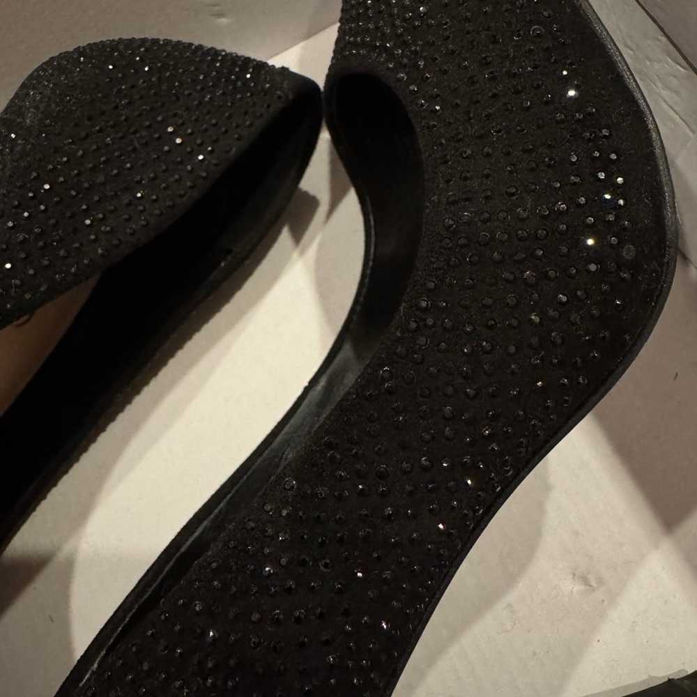 ALDO Black Sequin Heels 7.5 - image 9