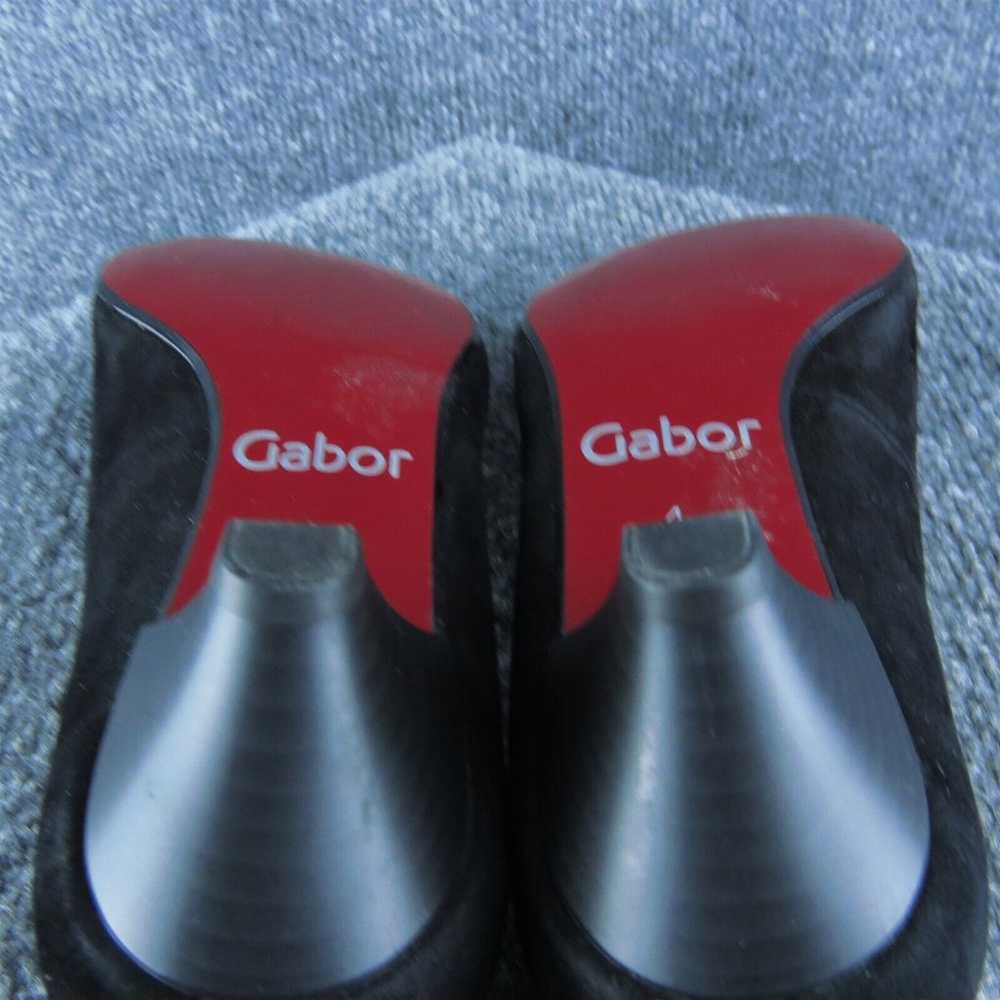 Gabor Women Pump Heel Shoes Size 6.5 Medium Black… - image 8