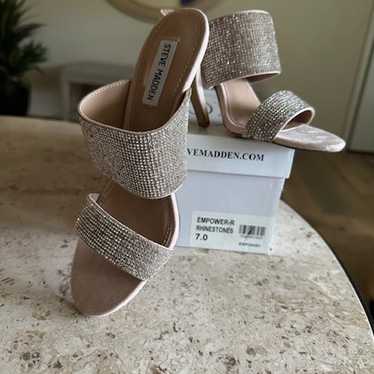 Steve Madden rhinestone 4" heels