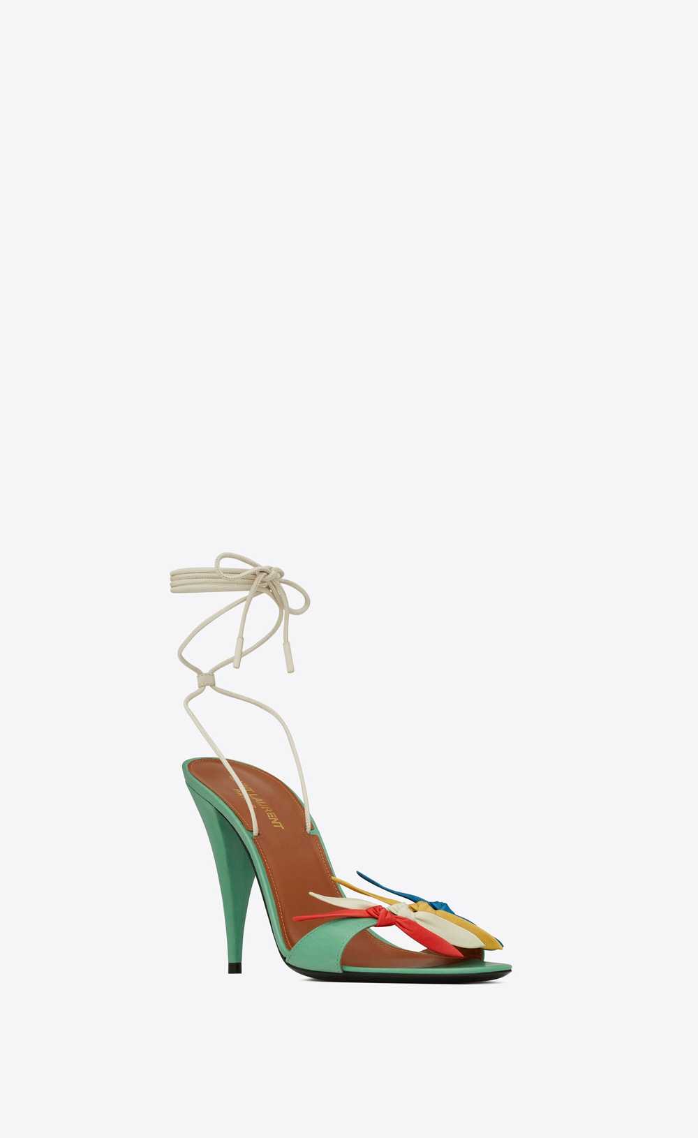 Saint Laurent Paris o1bcso1str0125 Elsa Sandals I… - image 2