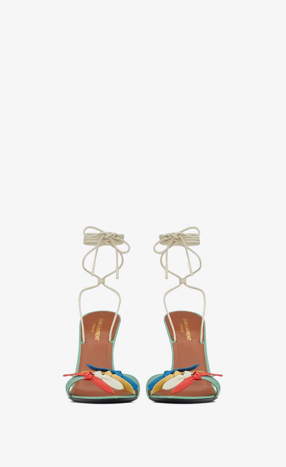 Saint Laurent Paris o1bcso1str0125 Elsa Sandals I… - image 3