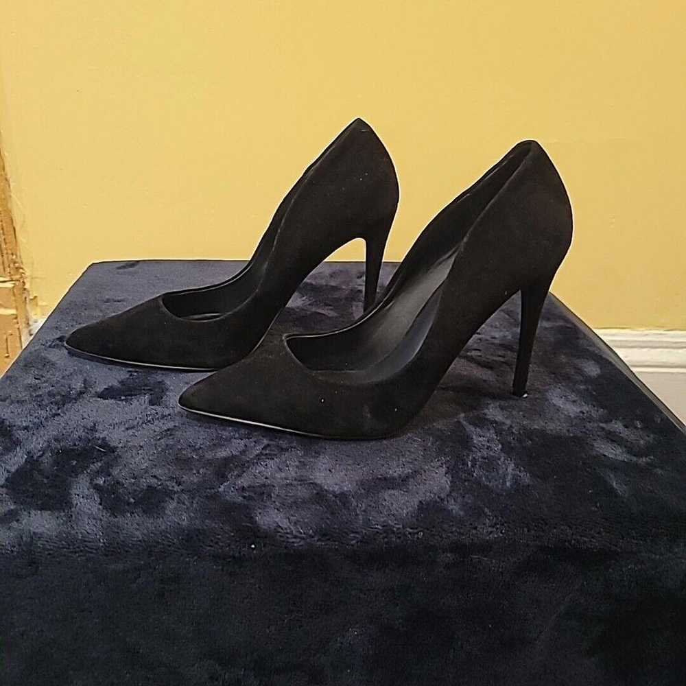 Steve Madden Womens Black Suede High Heel Classic… - image 4