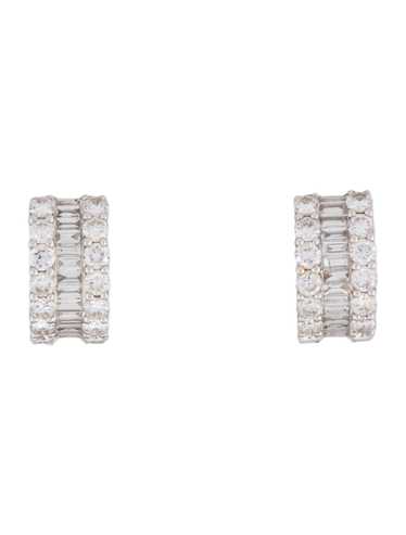Earrings Rhodium-Plated 18K White Gold - image 1