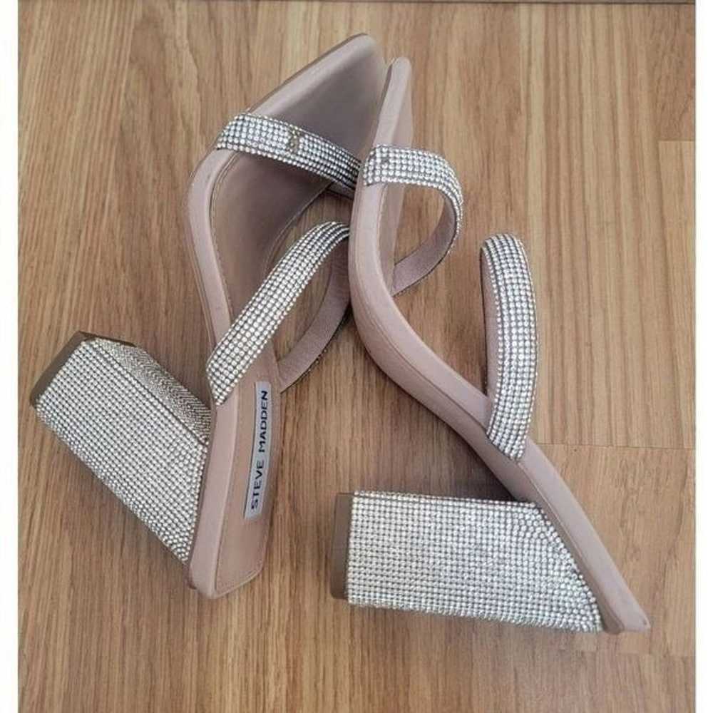 Steve Madden Rhinestone Heels 6.5 - image 4