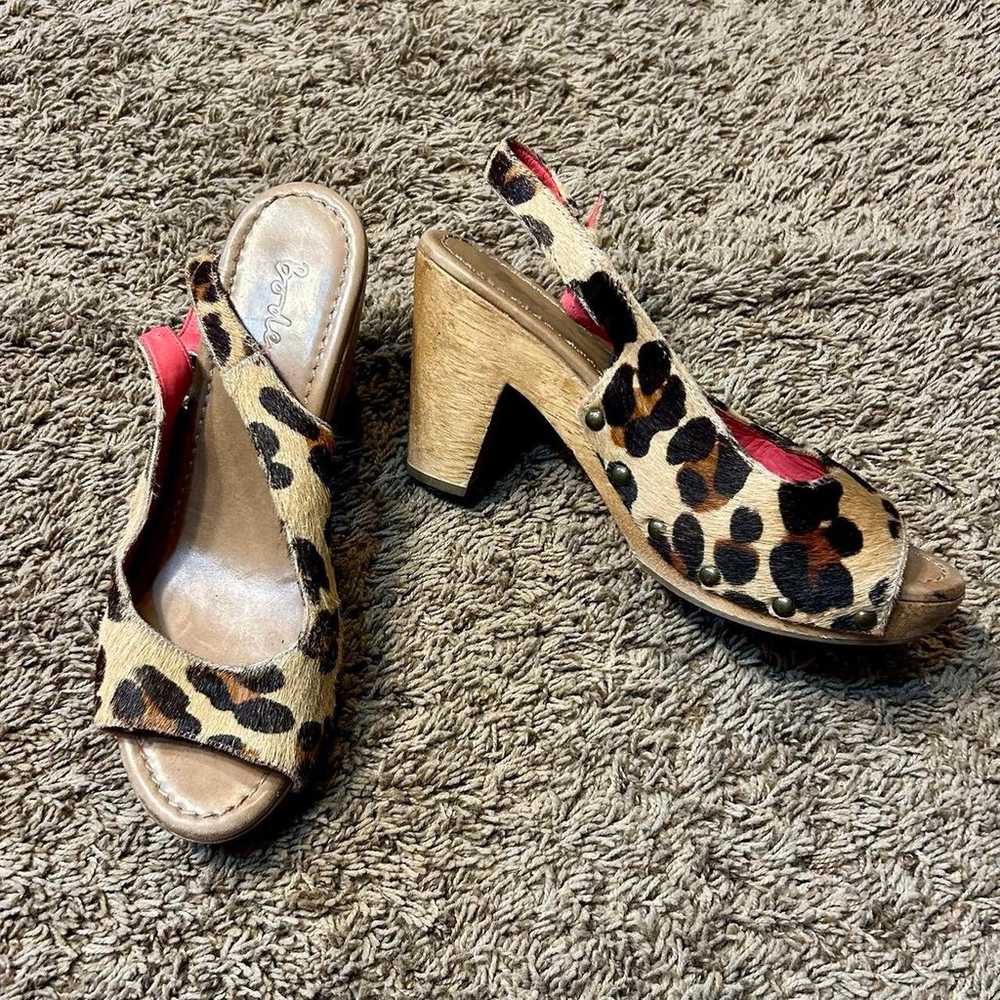 Animal Print Fur Heels by Boden! - image 1