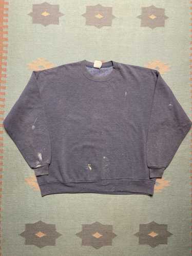 Streetwear × Vintage VTG sweatshirt blank faded pa