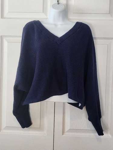 Unlisted Eloquii Blue V Neck Sweater