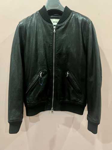 Buck Mason Buck Mason Leather Bomber jacket