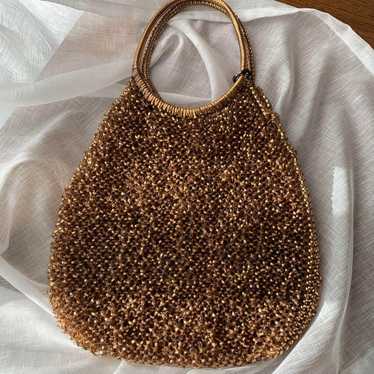 Antepprima Gold Woven Bag