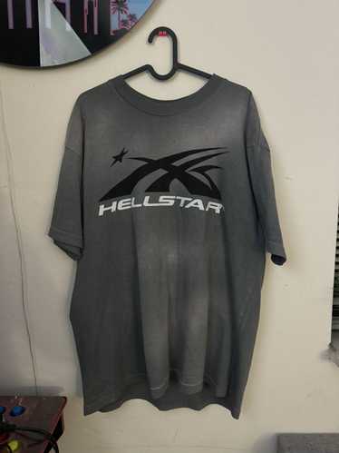 HELLSTAR HELLSTAR Grey Reebok Logo T Shirt