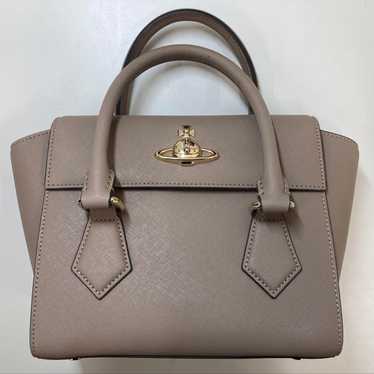 Vivienne Westwood Handbag Beige Saffiano