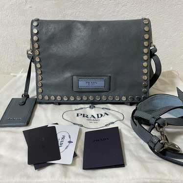 PRADA Etiquette Studs 2way Bag Shoulder Bag