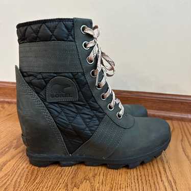 Sorel Lexie Wedge Boots Womens Size 10