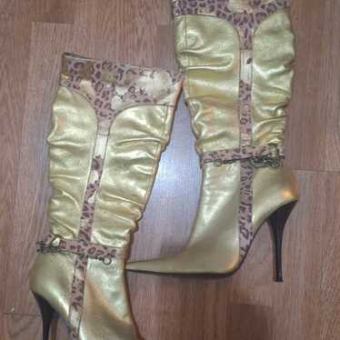 Gold Boots