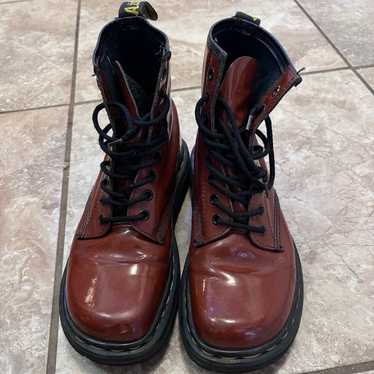 vintage red dr. martens