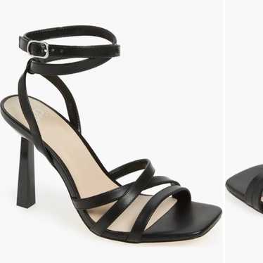 Nordstrom BP Black Strappy Heels