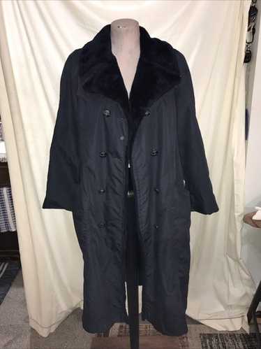 70's Vintage Davis of Boston エコファーコート Vintage Davis Of Boston Wool Coat Faux Fur Lined WARM WINTER