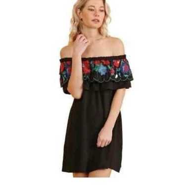 Umgee floral off the shoulder dress smal