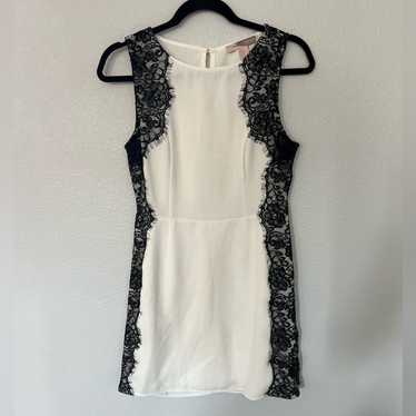 Forever 21 White Black Lace Dress Size Small