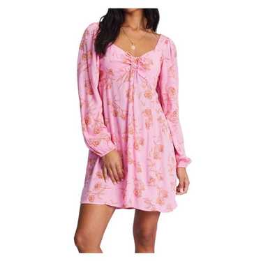 Billabong Floral Mini Dress S Pink